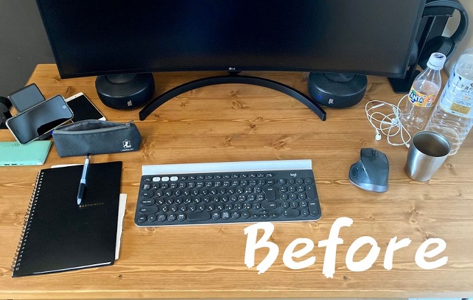 minimalist-routine-to-reset-desk